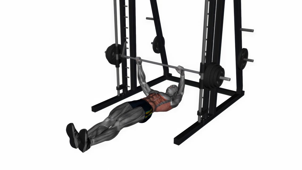 Inverterad rodd i smithmaskin - slutposition