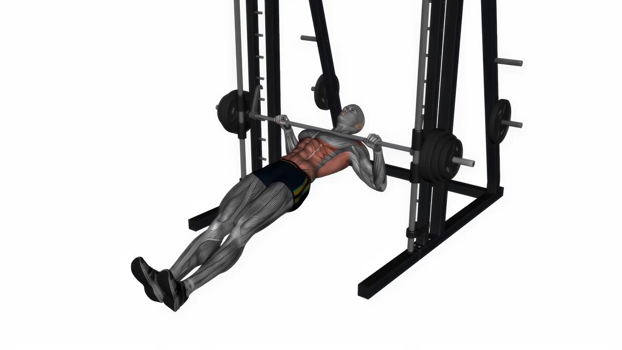 Inverterad rodd i smithmaskin - startposition