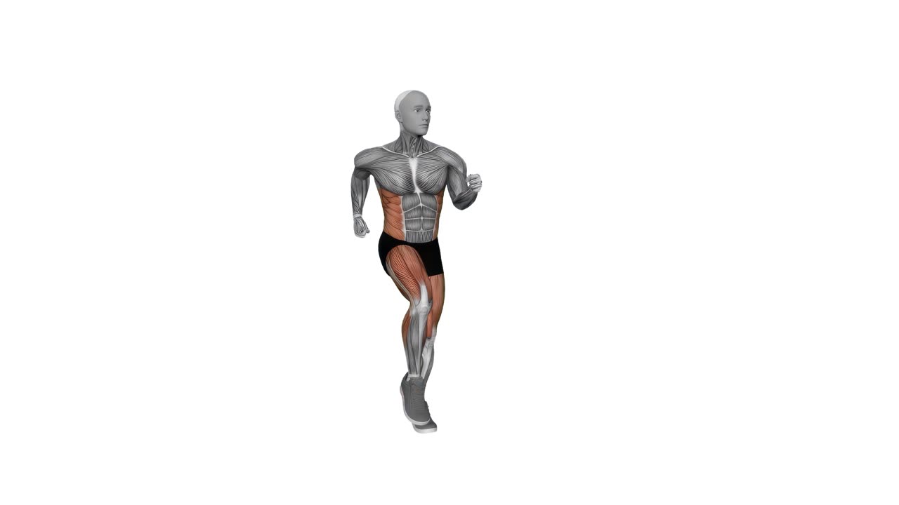 Joggning - slutposition