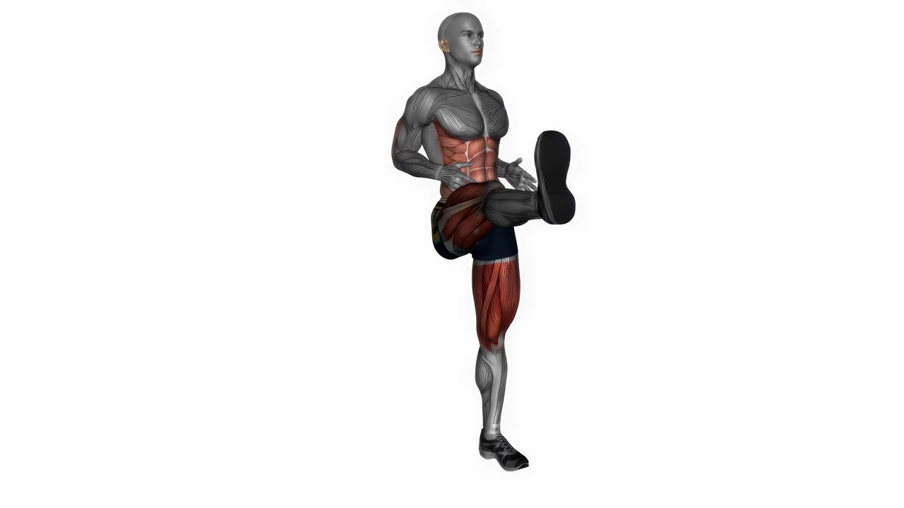 Utfall med framkick - startposition