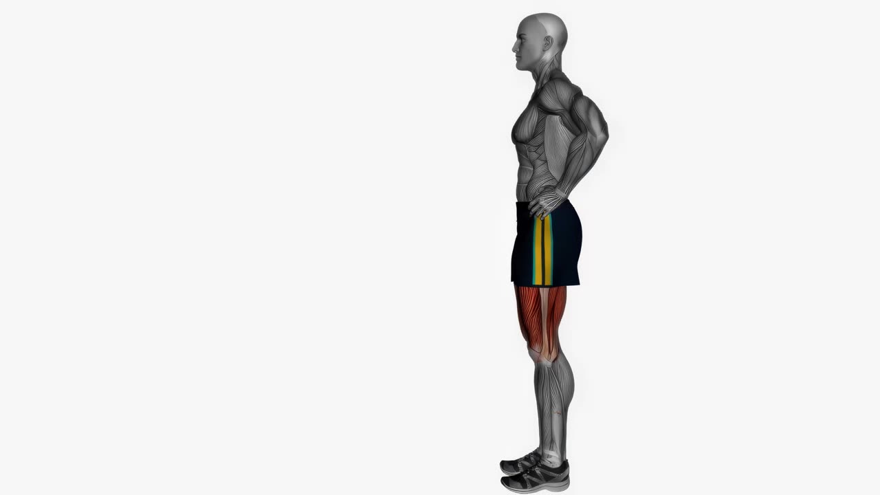 Utfall samma ben i sidovy med kroppsvikt - startposition