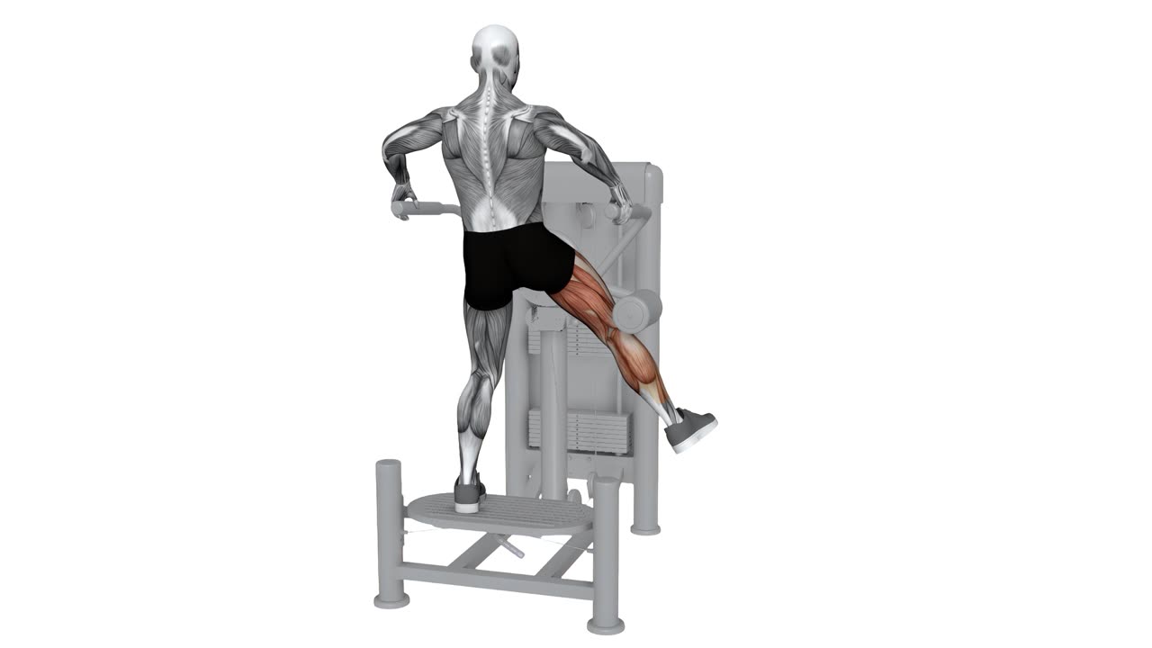 Höftabduktion i multi hip-maskin - startposition