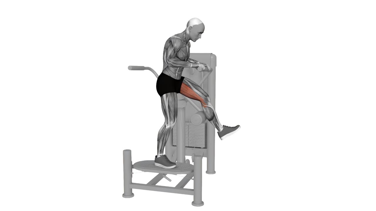Höftextension i multi hip-maskin - slutposition