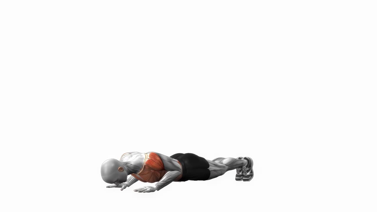 Armhävning med rotation - startposition