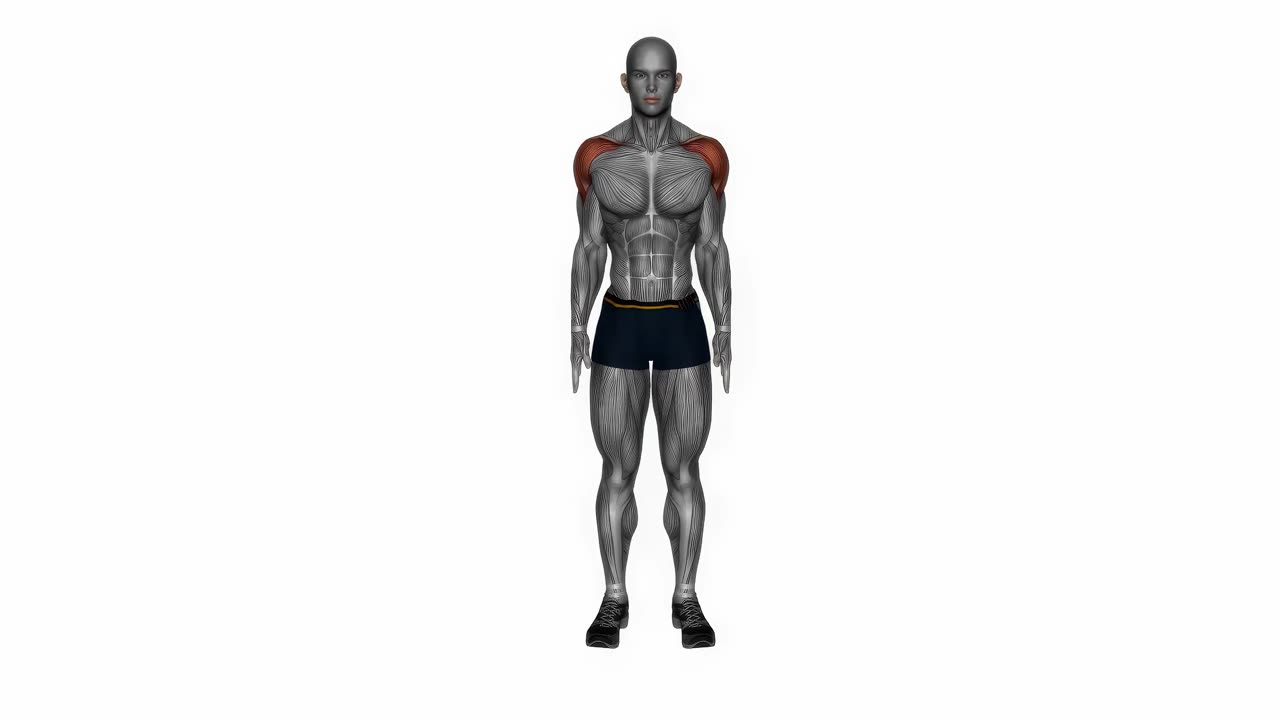 Bakre deltoideus-stretch - startposition