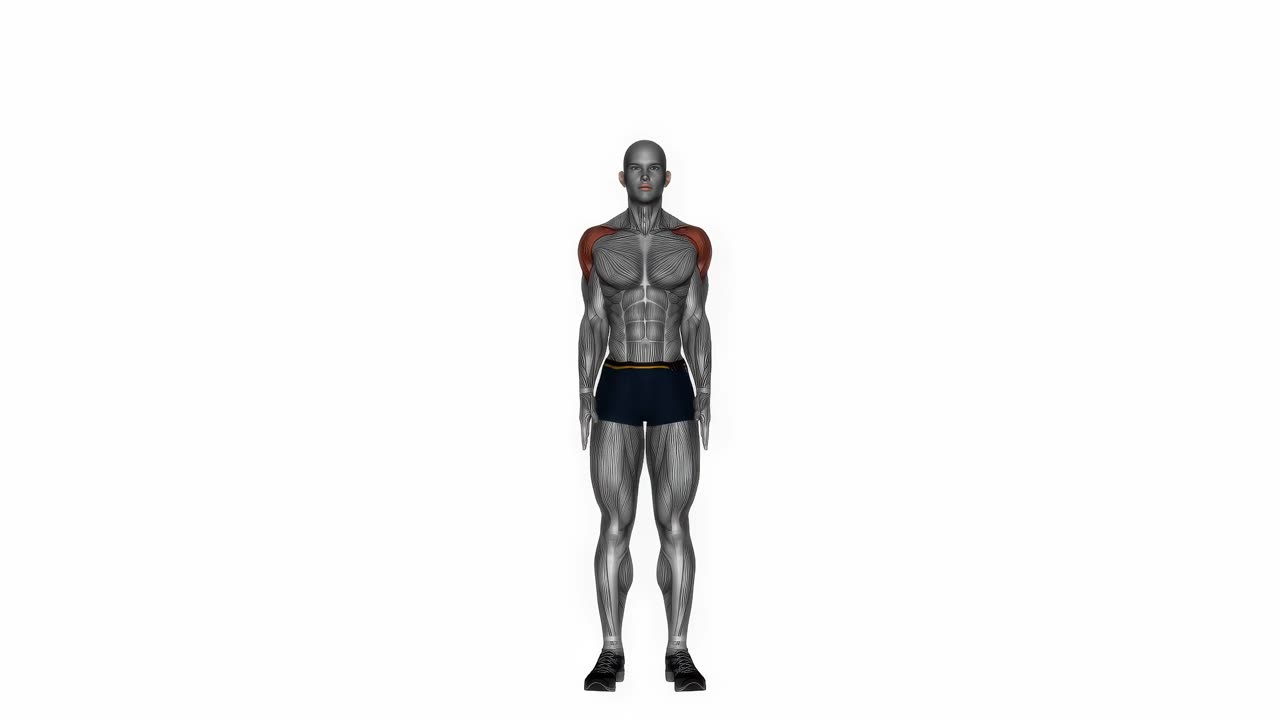 Skulderextension med kroppsvikt - startposition