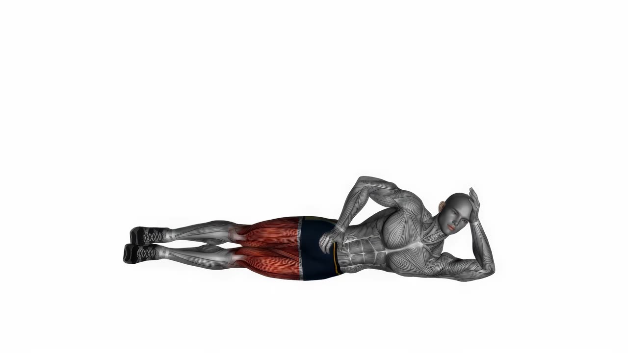 Sidoliggande benlyft höger - startposition