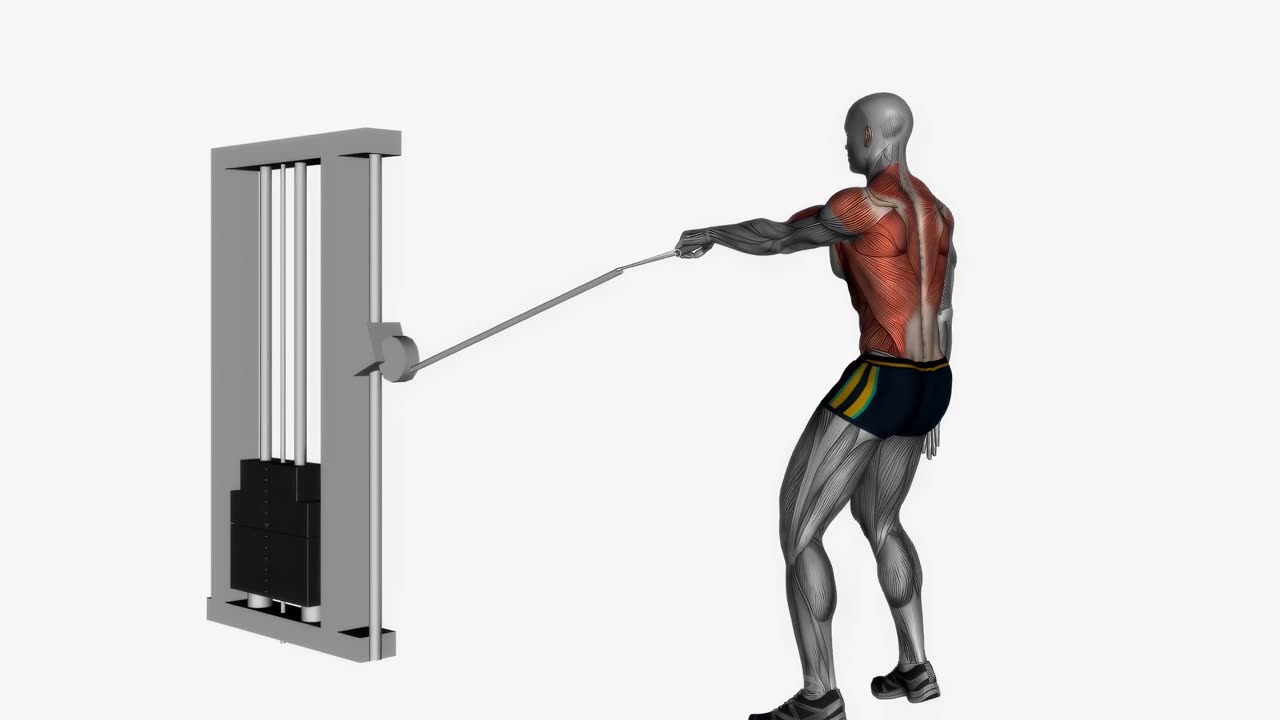 Enarms kabelrodd vänster - startposition