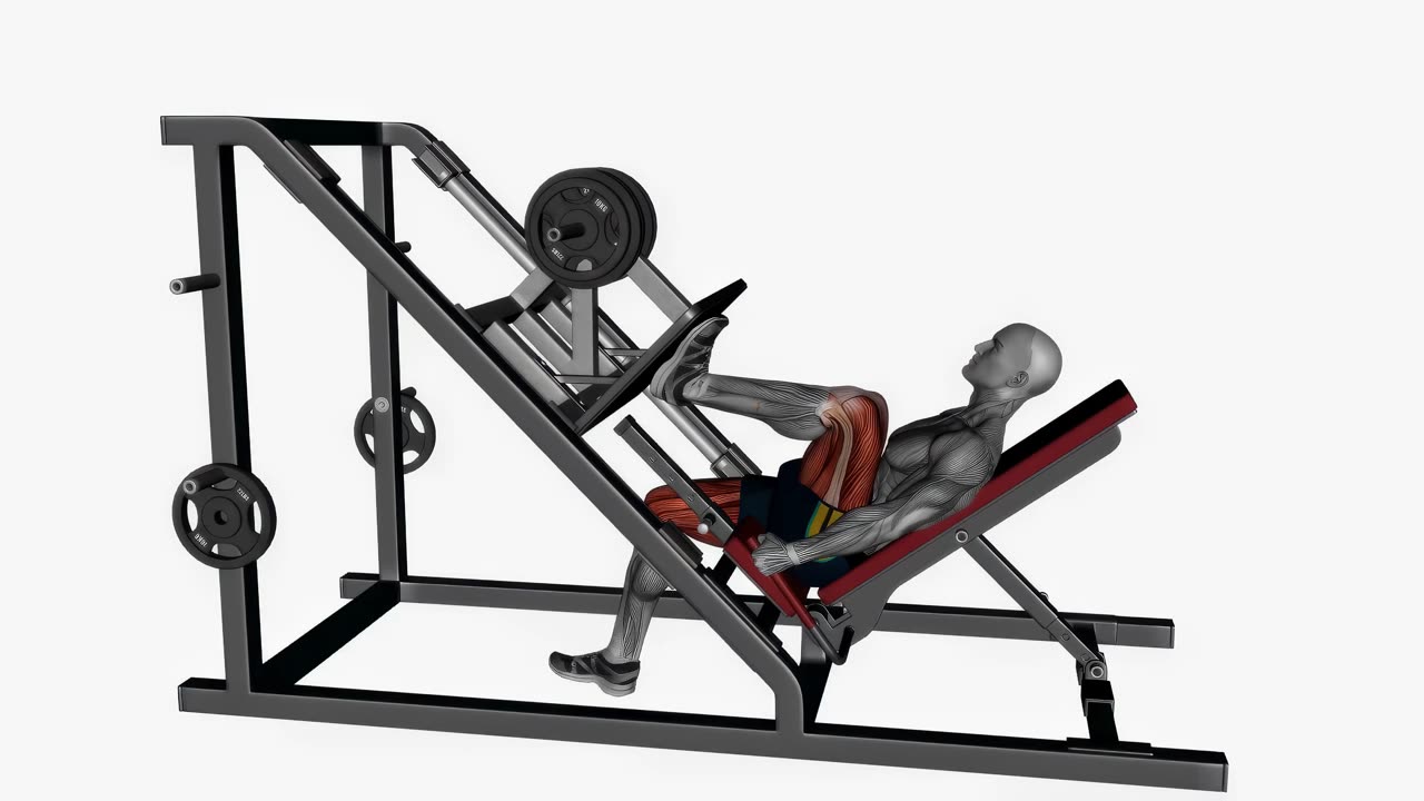 Enbens benpress 45 grader - startposition