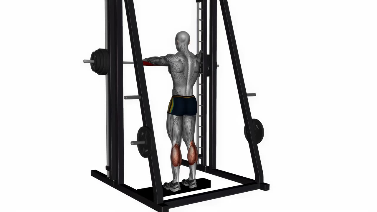 Stående vadpress i Smithmaskin - startposition