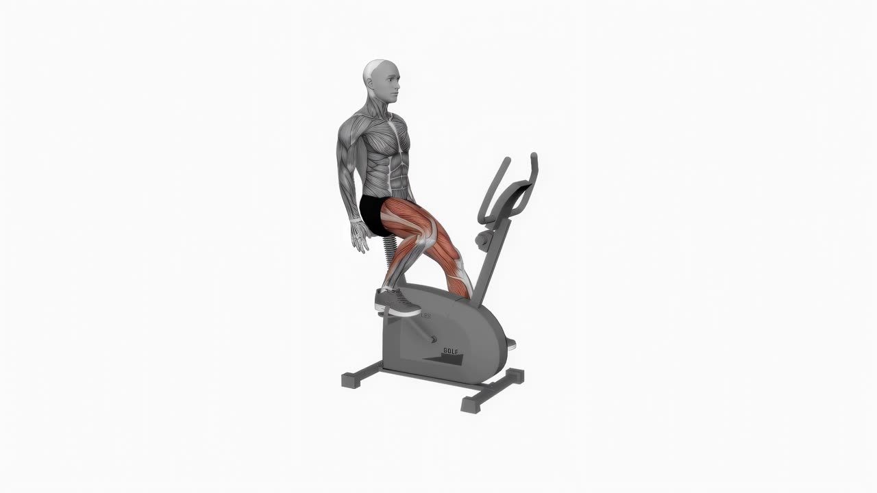Motionscykel - slutposition