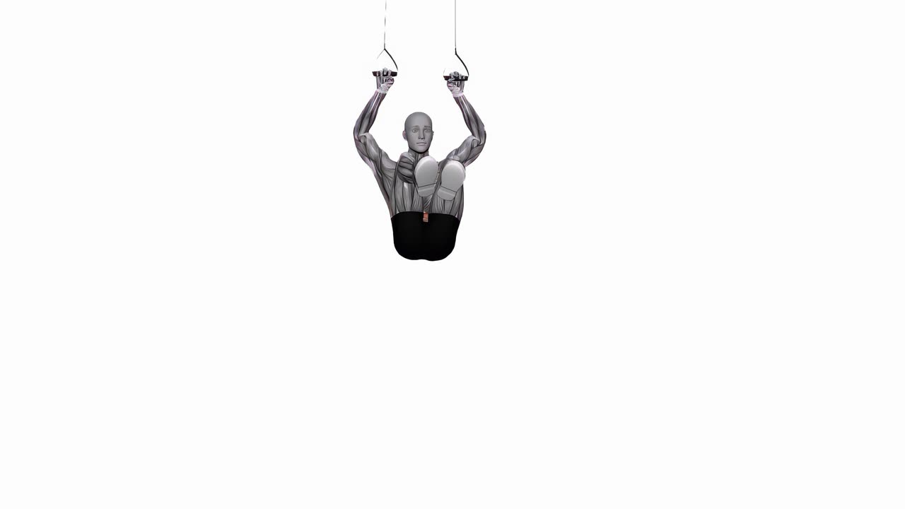 Hängande höftlyft i TRX med grepp - slutposition