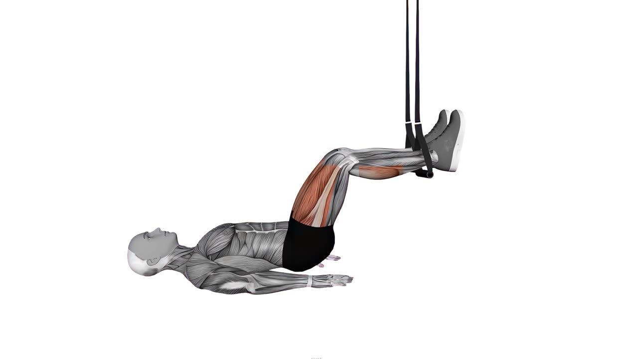 Hip thrust med TRX - startposition