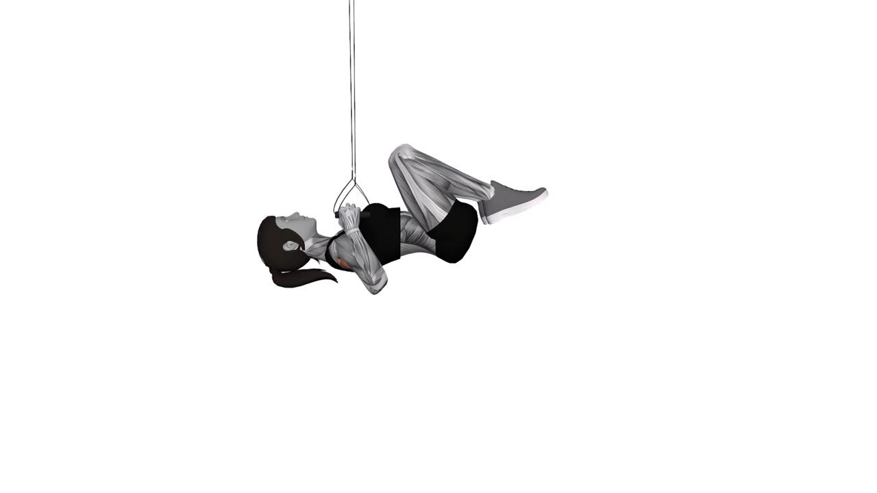TRX rodd med knätuck - slutposition