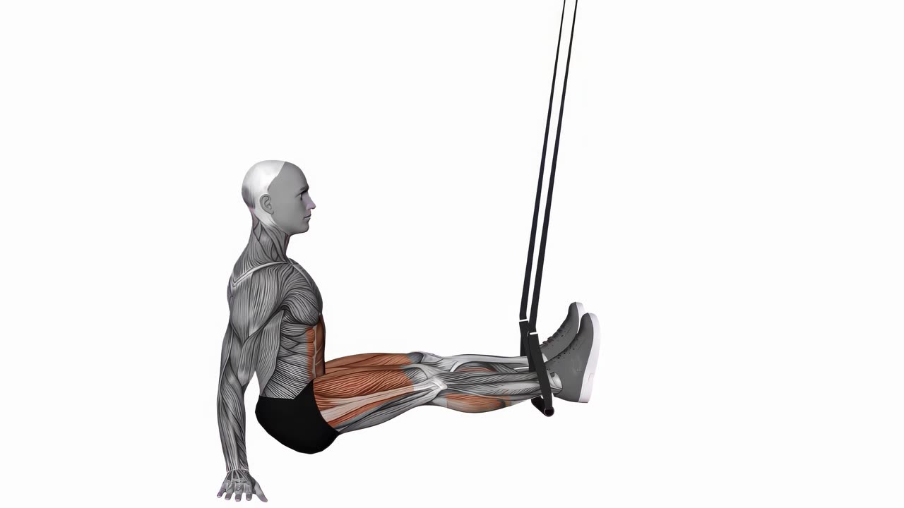 Pull through med suspension trainer - slutposition