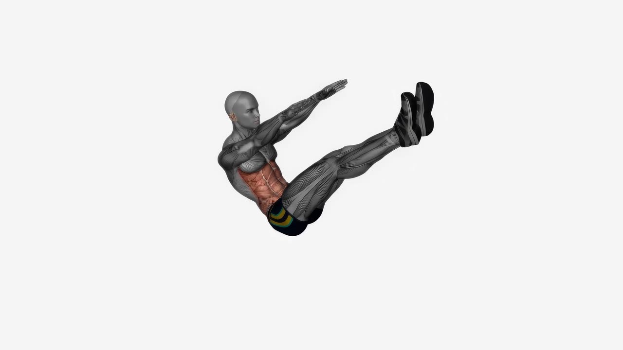 V-sit - slutposition