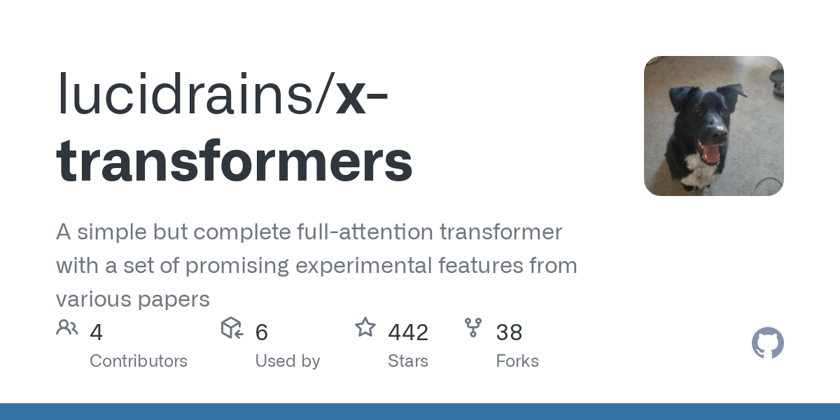 x-transformers:-a-fully-featured-transformer-with-experimental-features