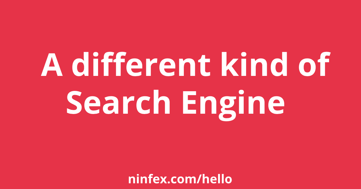 show-hn:-an-experimental,-people-powered-search-engine