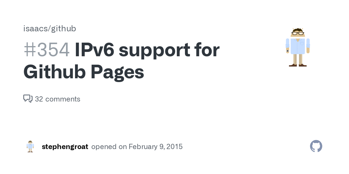 github-seems-to-be-enabling-ipv6-for-github-pages