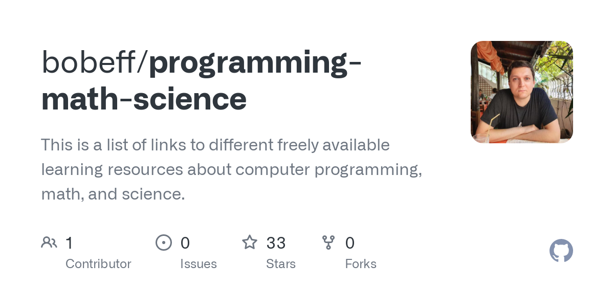 programming,-math,-science:-a-list-with-links-to-useful-resources