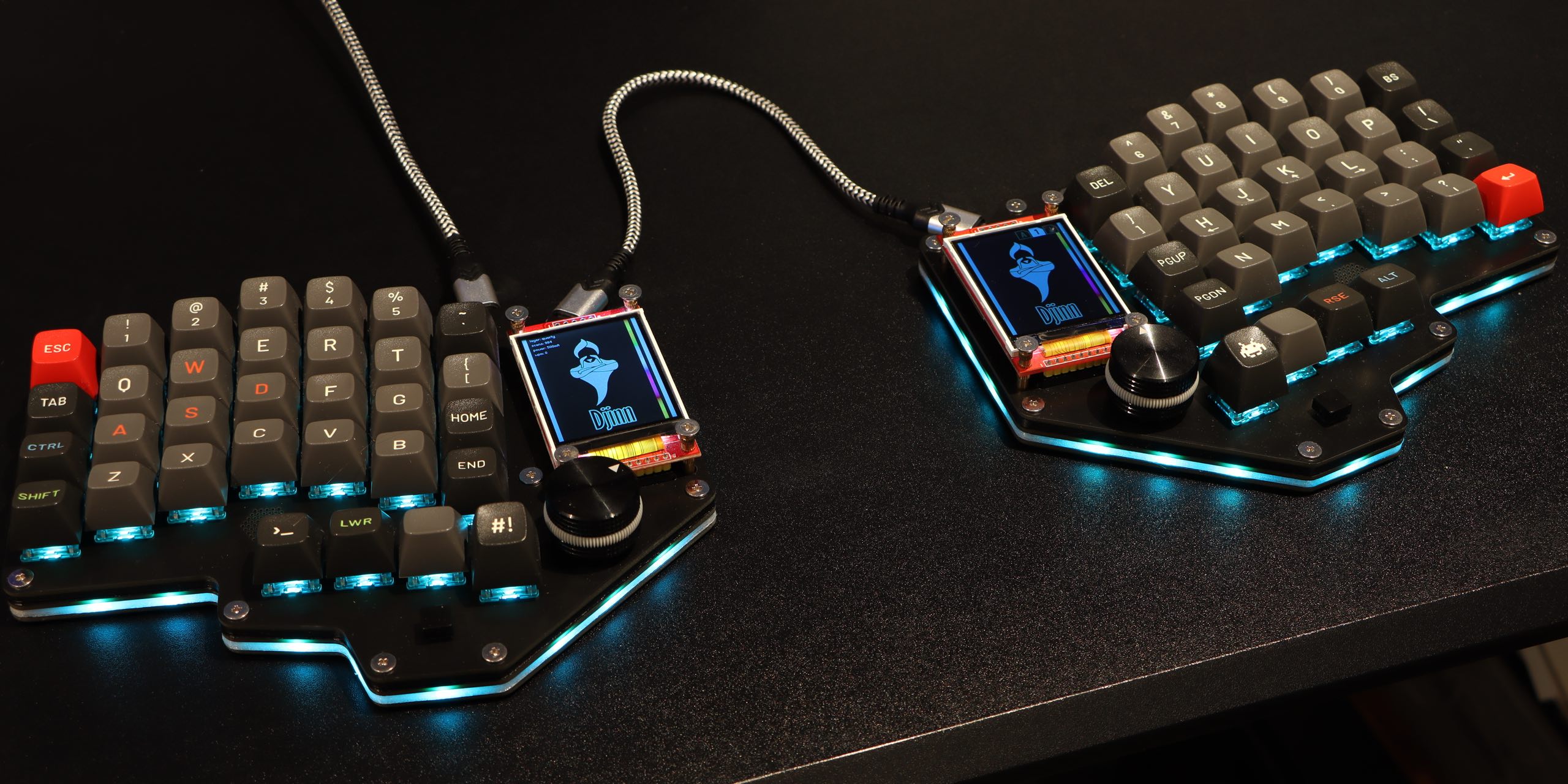 github-–-tzarc/djinn:-djinn-split-keyboard