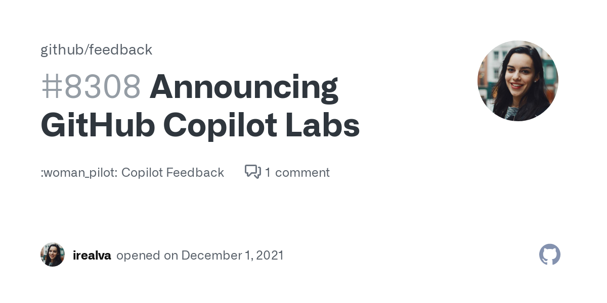 github-copilot-labs