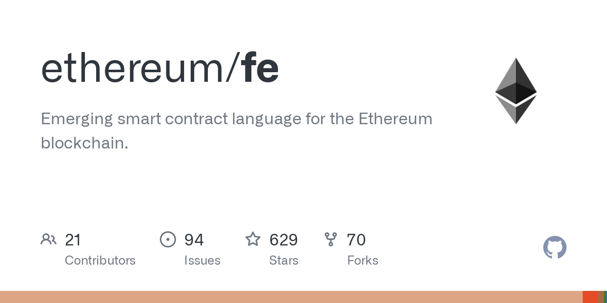 fe-–-an-emerging-smart-contract-language-for-the-ethereum-blockchain