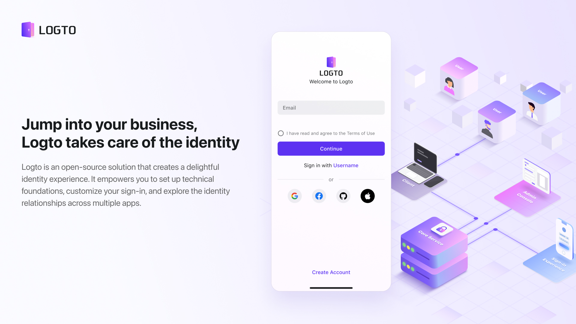 show-hn:-logto-beta-–-build-universal-sign-in,-auth,-and-identity-with-ease