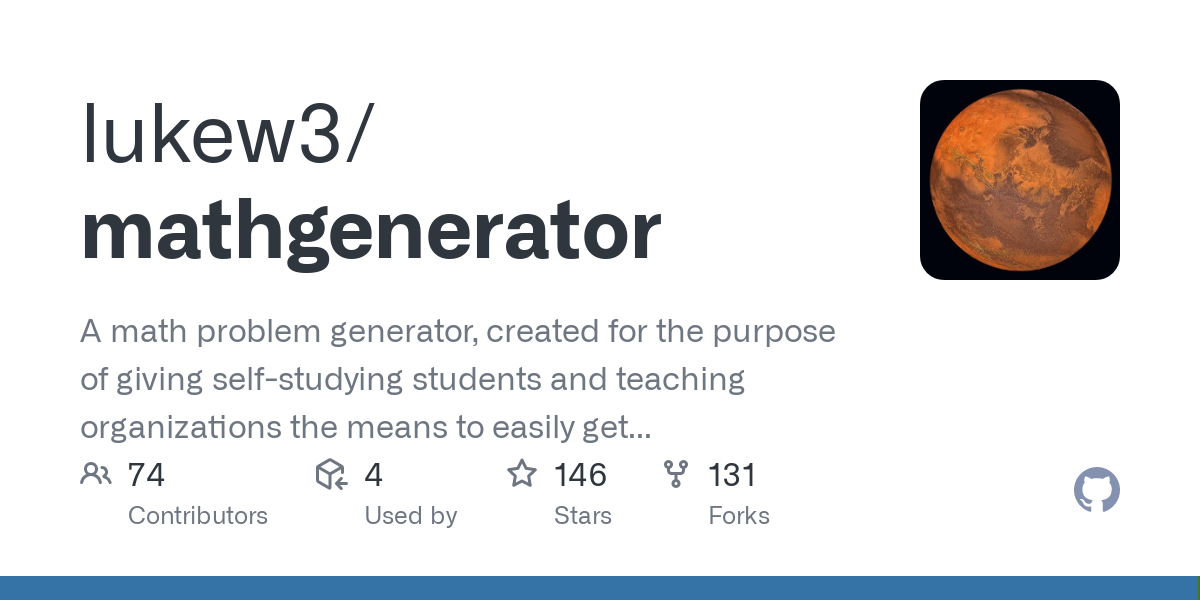 a-math-problem-generator