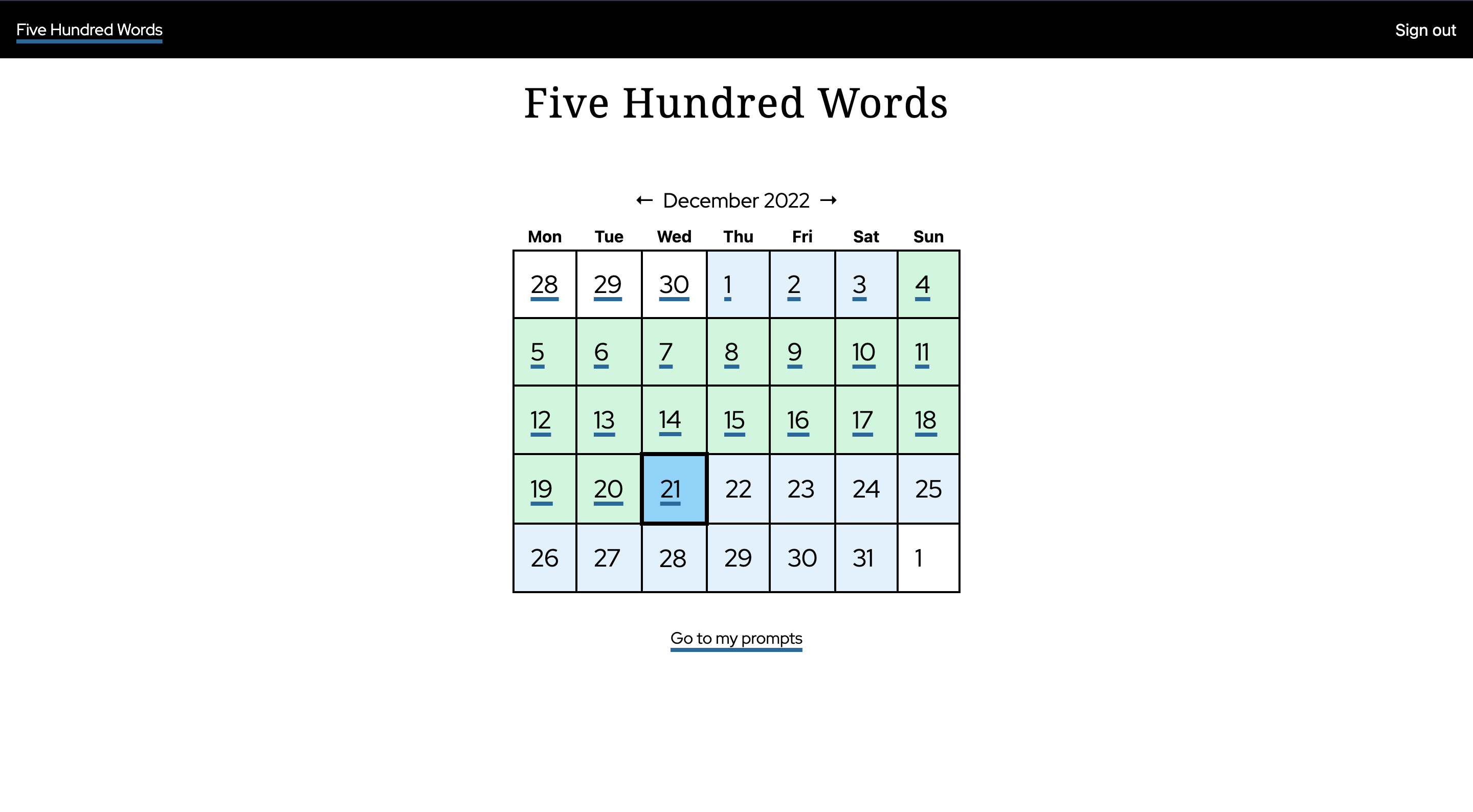 show-hn:-write-500-words-a-day