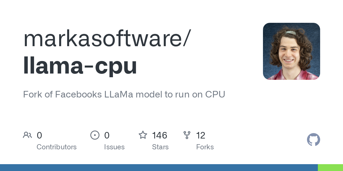 fork-of-facebook’s-llama-model-to-run-on-cpu
