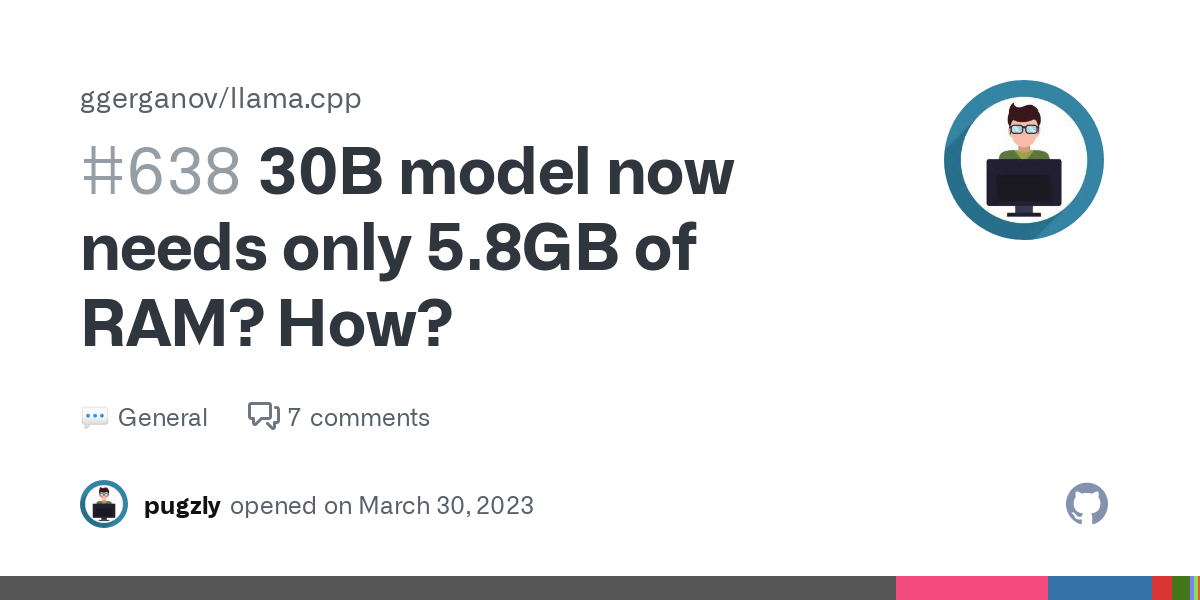 30b-model-now-needs-only-5.8gb-of-ram?-how?
