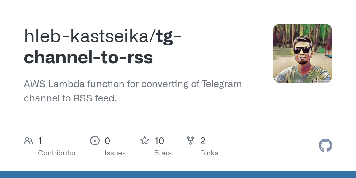 aws-lambda-function-for-converting-of-telegram-channel-to-rss-feed