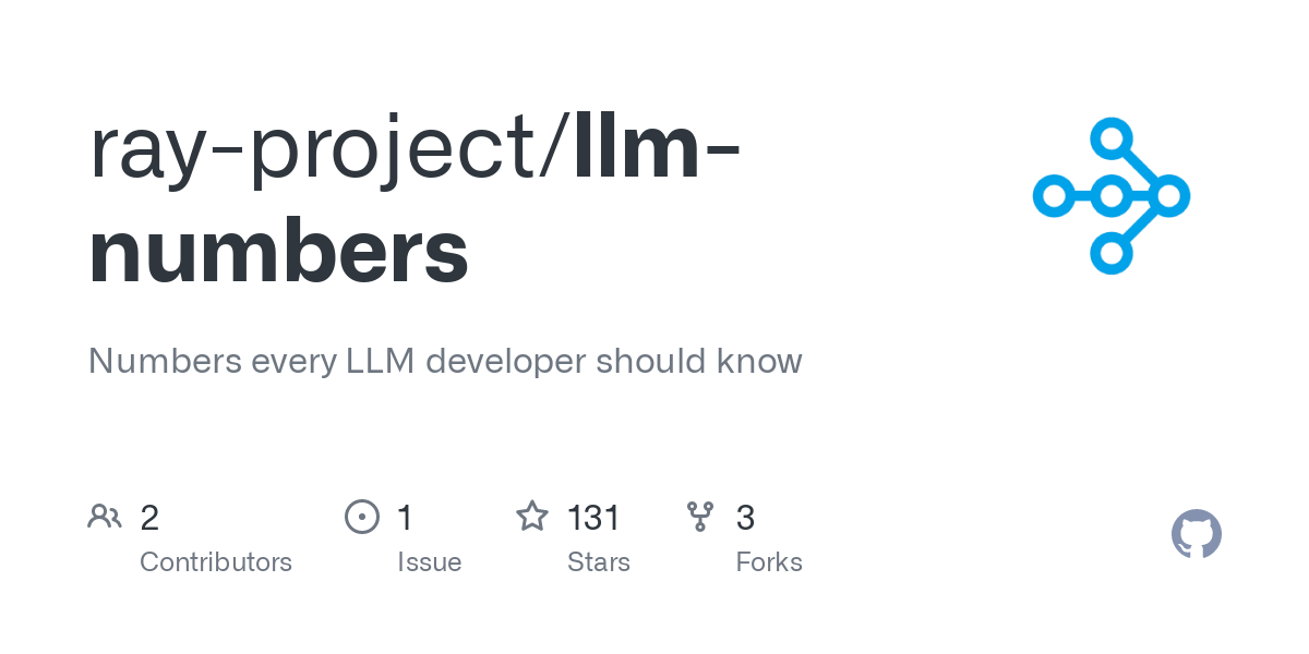 numbers-every-llm-developer-should-know