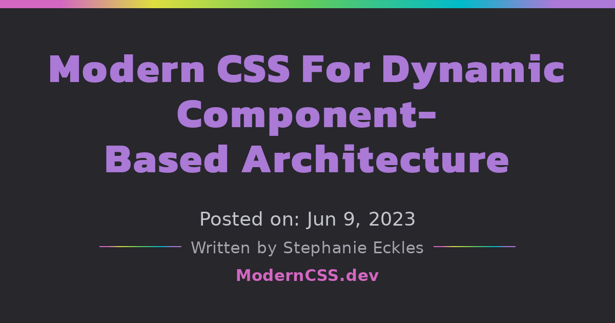 modern-css-for-dynamic-component-based-architecture