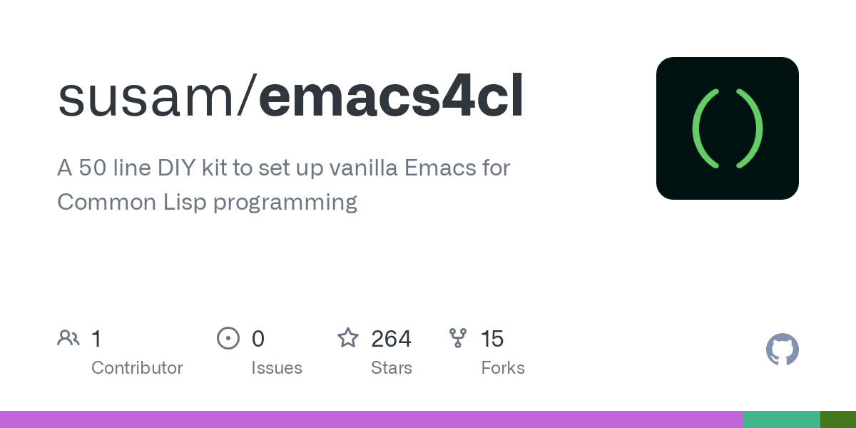 emacs4cl:-a-diy-kit-to-set-up-vanilla-emacs-for-common-lisp-programming