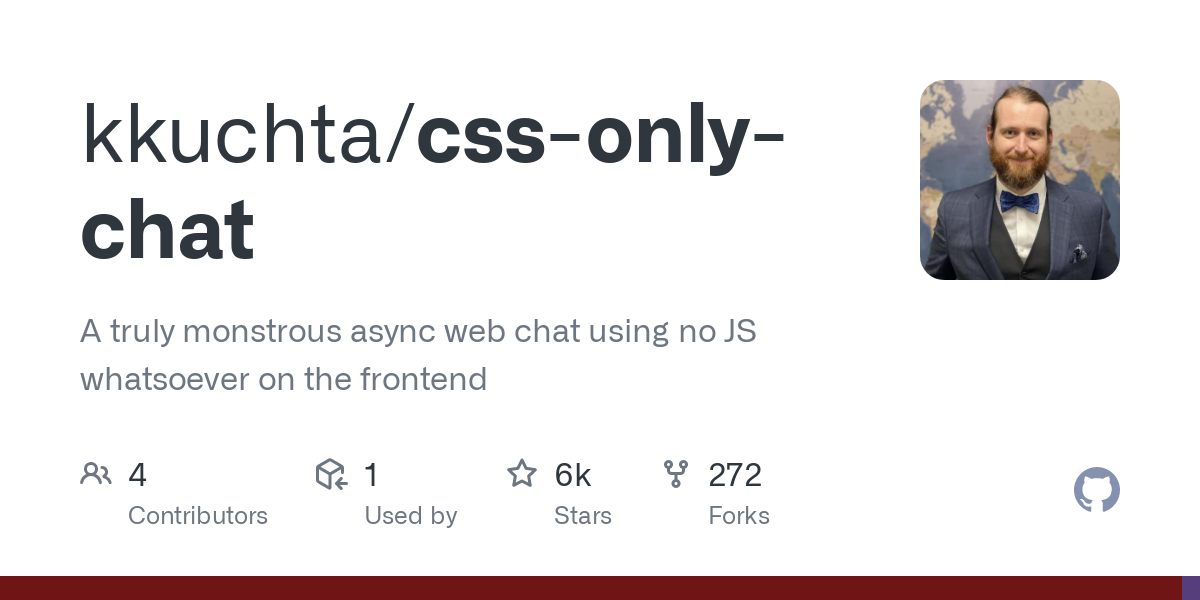 github-–-kkuchta/css-only-chat:-a-monstrous-async-web-chat-using-no-javascript