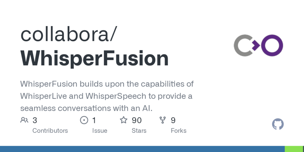 show-hn:-whisperfusion-–-ultra-low-latency-conversations-with-an-ai-chatbot