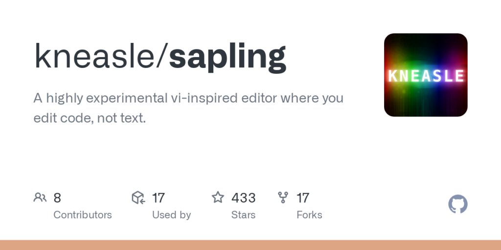 sapling:-a-highly-experimental-vi-inspired-editor-where-you-edit-code,-not-text