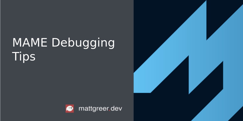 mame-debugging