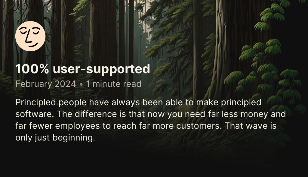 100%-user-supported