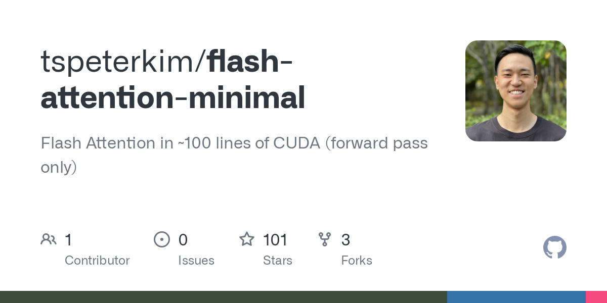 show-hn:-flash-attention-in-~100-lines-of-cuda