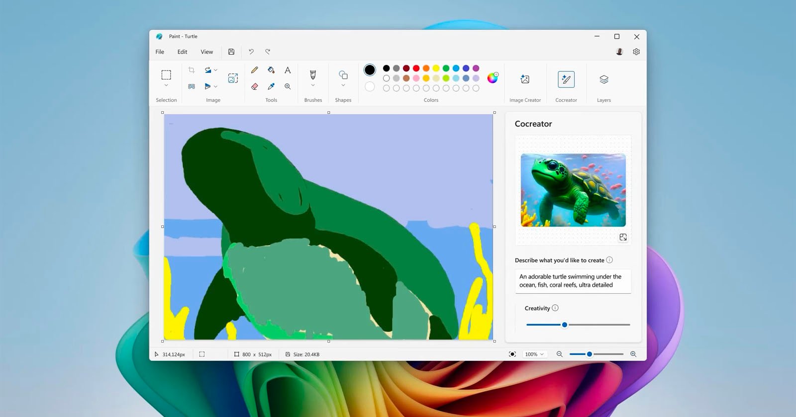 microsoft-paint’s-new-ai-image-generator-builds-on-your-brushstrokes