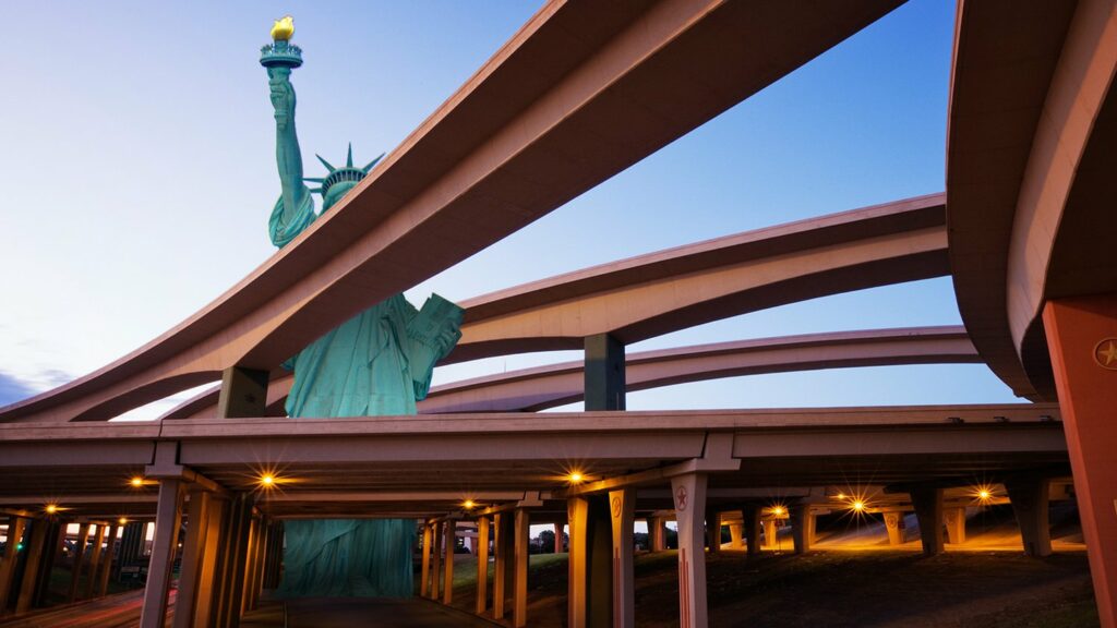 why-are-texas-interchanges-so-tall?
