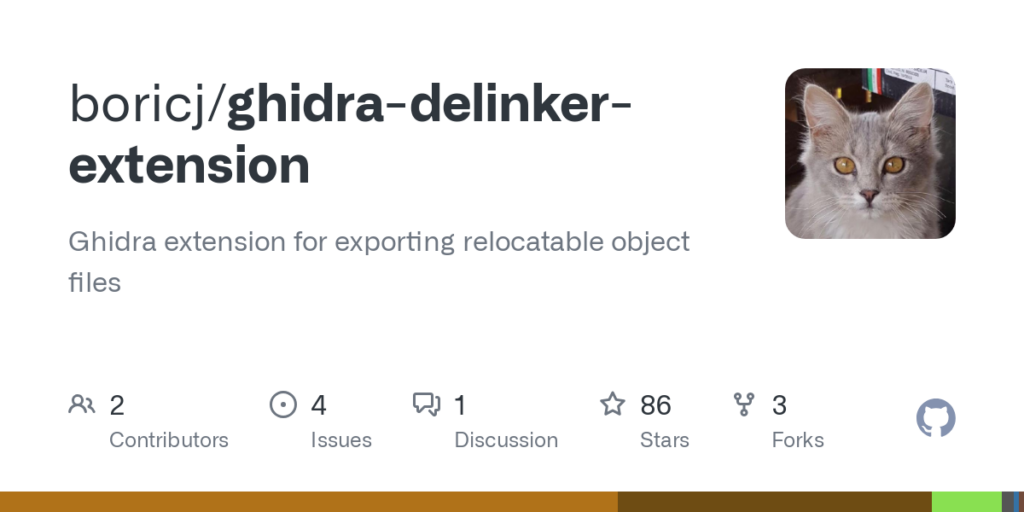 show-hn:-a-ghidra-extension-for-exporting-parts-of-a-program-as-object-files
