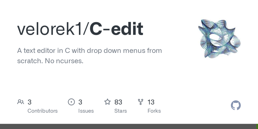 show-hn:-a-retro-terminal-text-editor-for-gnu/linux-coded-in-c-(c-edit)