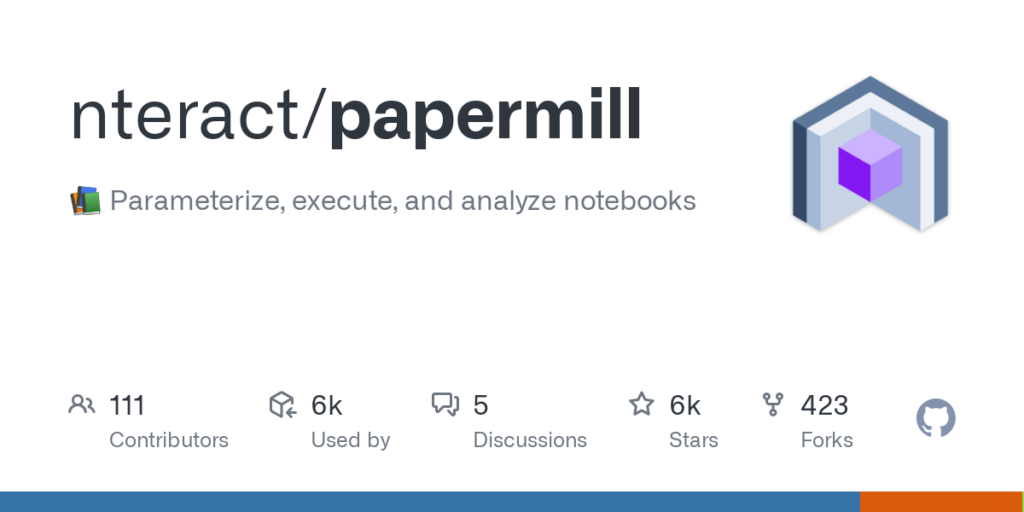 papermill:-parameterizing,-executing,-and-analyzing-jupyter-notebooks