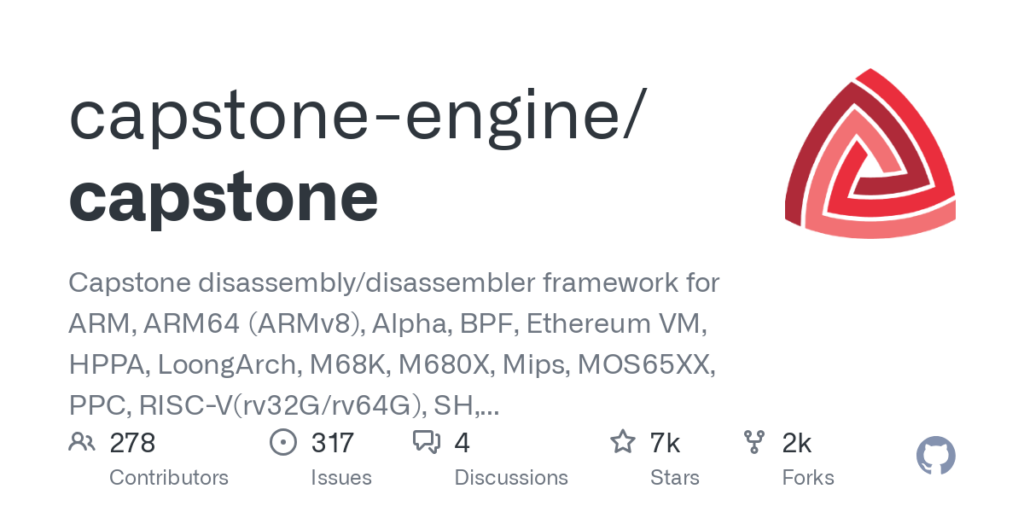 capstone-disassembler-framework
