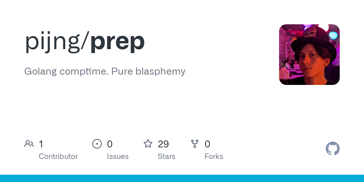 prep:-golang-comptime