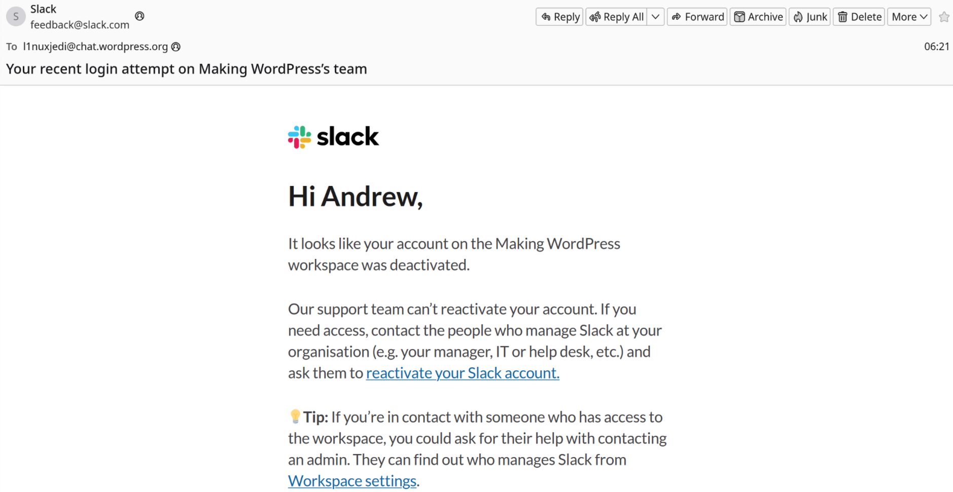 my-wordpress-slack-ban